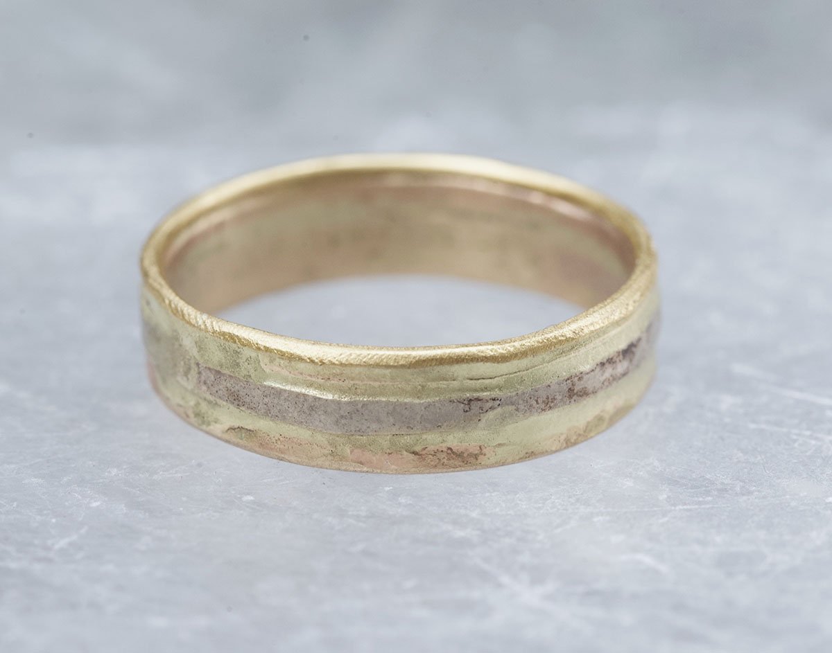 Classic gold linear band