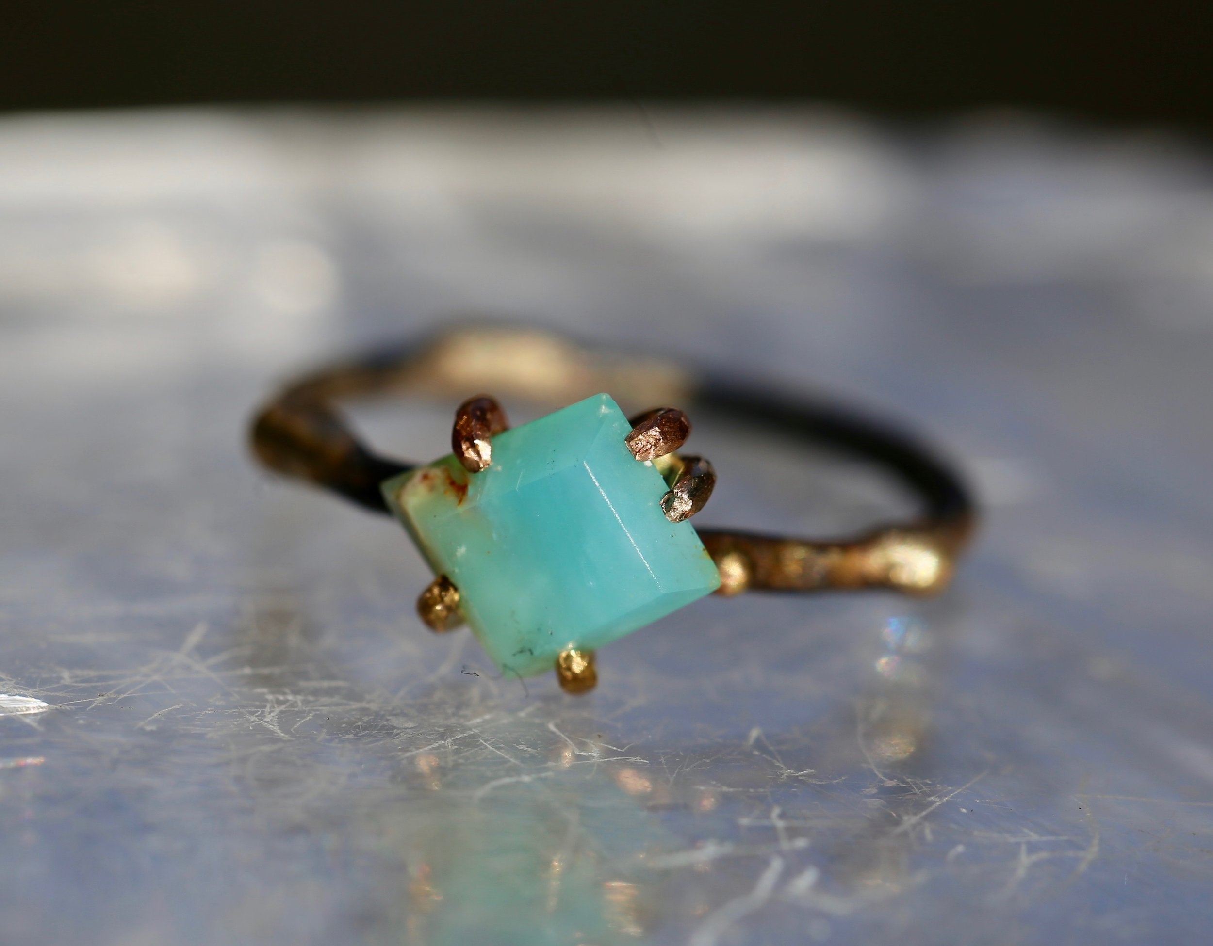 Peruvian Opal small ring