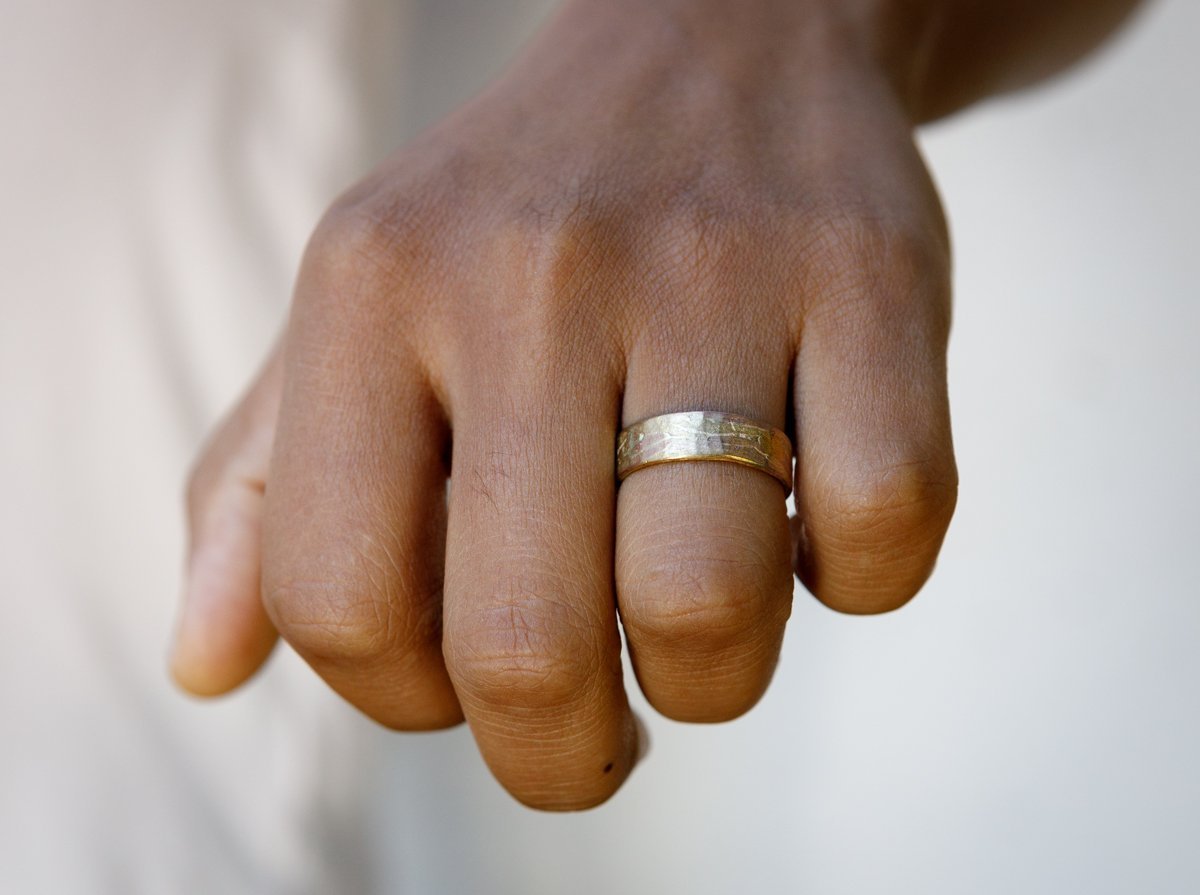 Rose Gold Flat Ribbon Ring