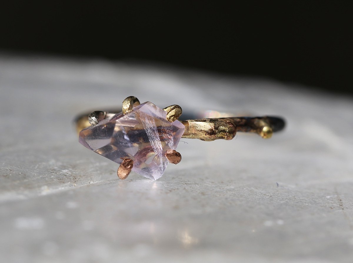 Rose De France Amethyst ring