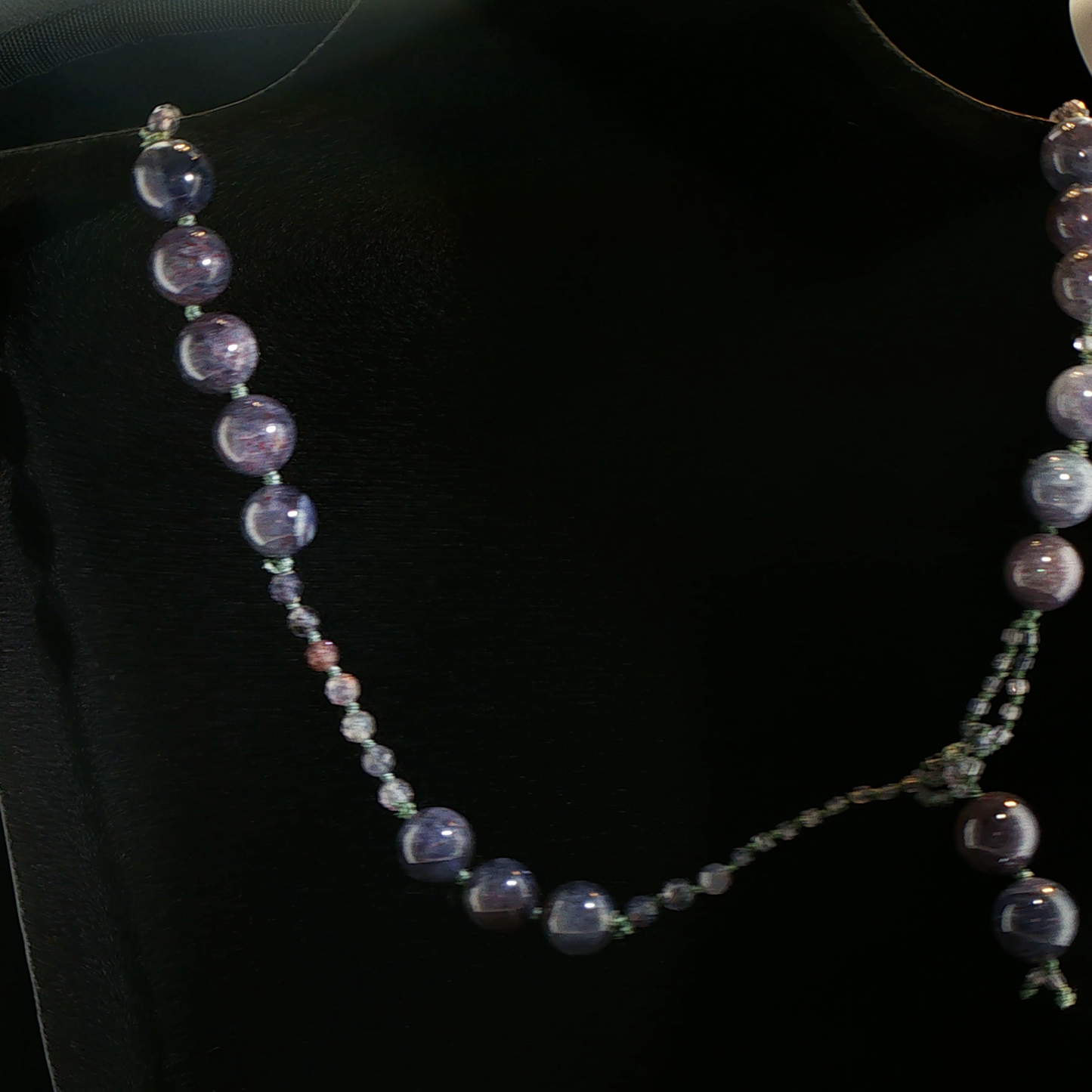 Iolite Sunstone Lariat