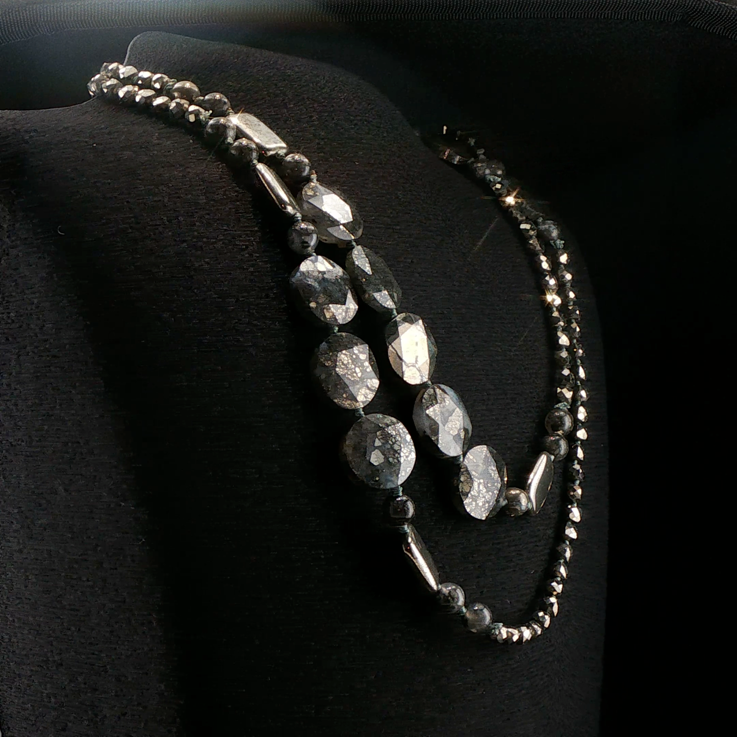 Pyrite and Marcasite Lariat