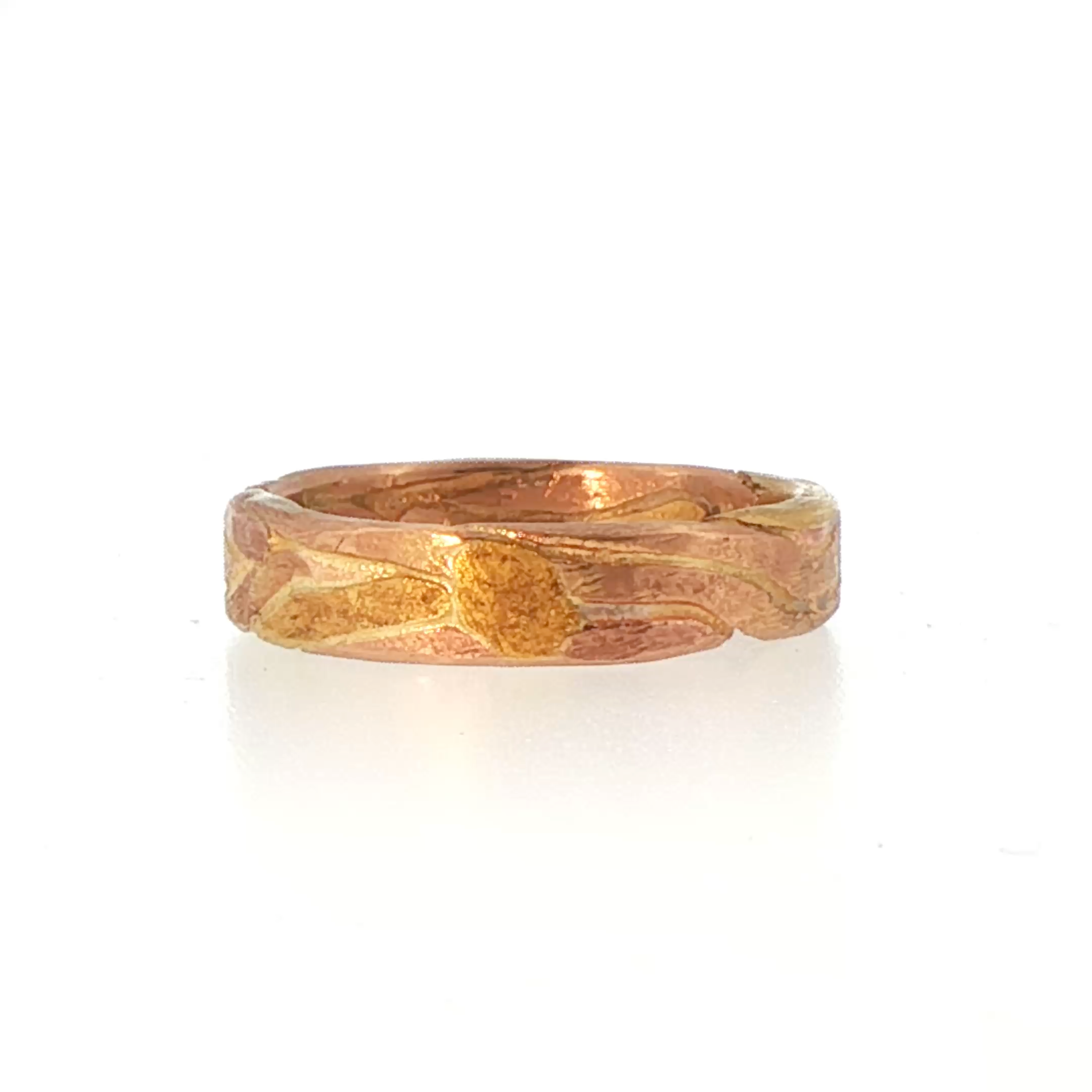 Rose Gold Flat Ribbon Ring
