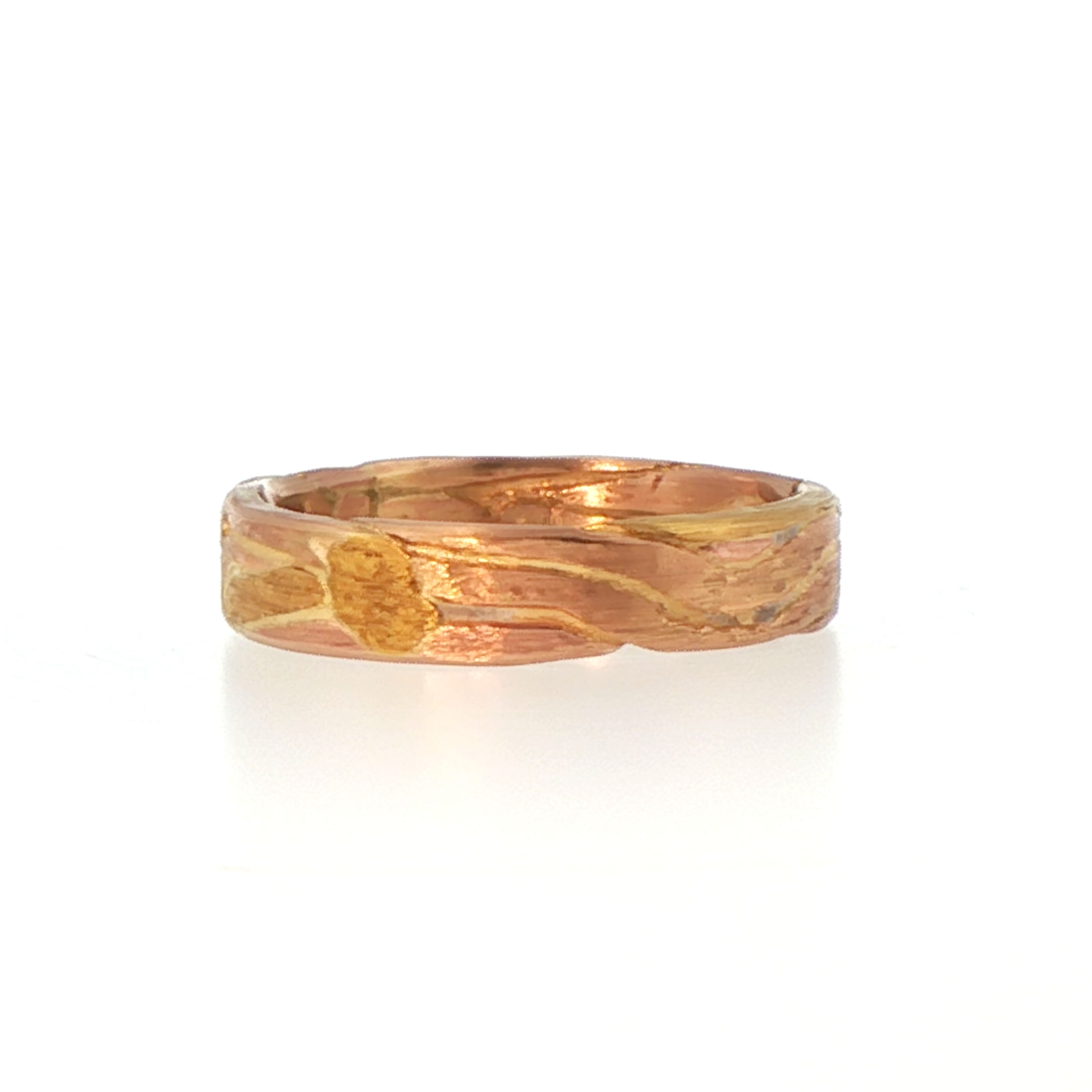 Rose Gold Flat Ribbon Ring