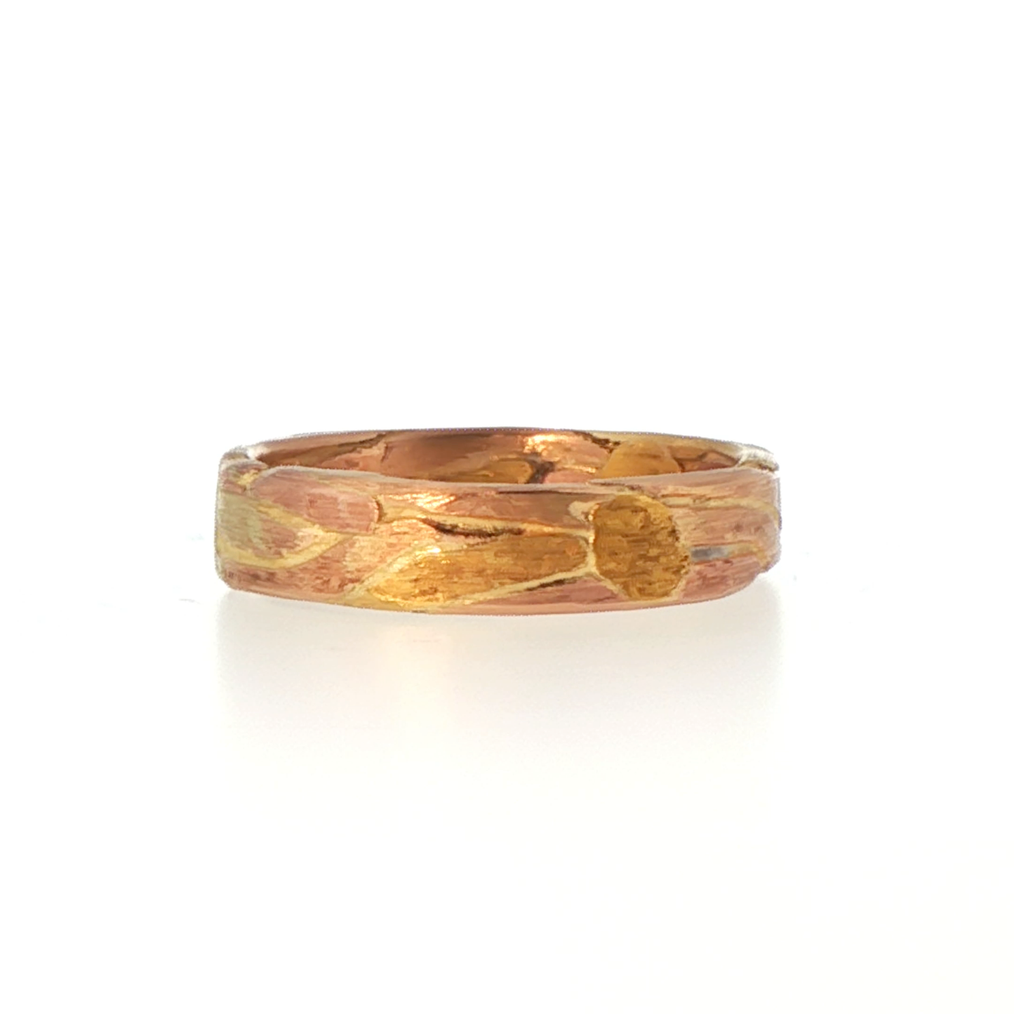 Rose Gold Flat Ribbon Ring