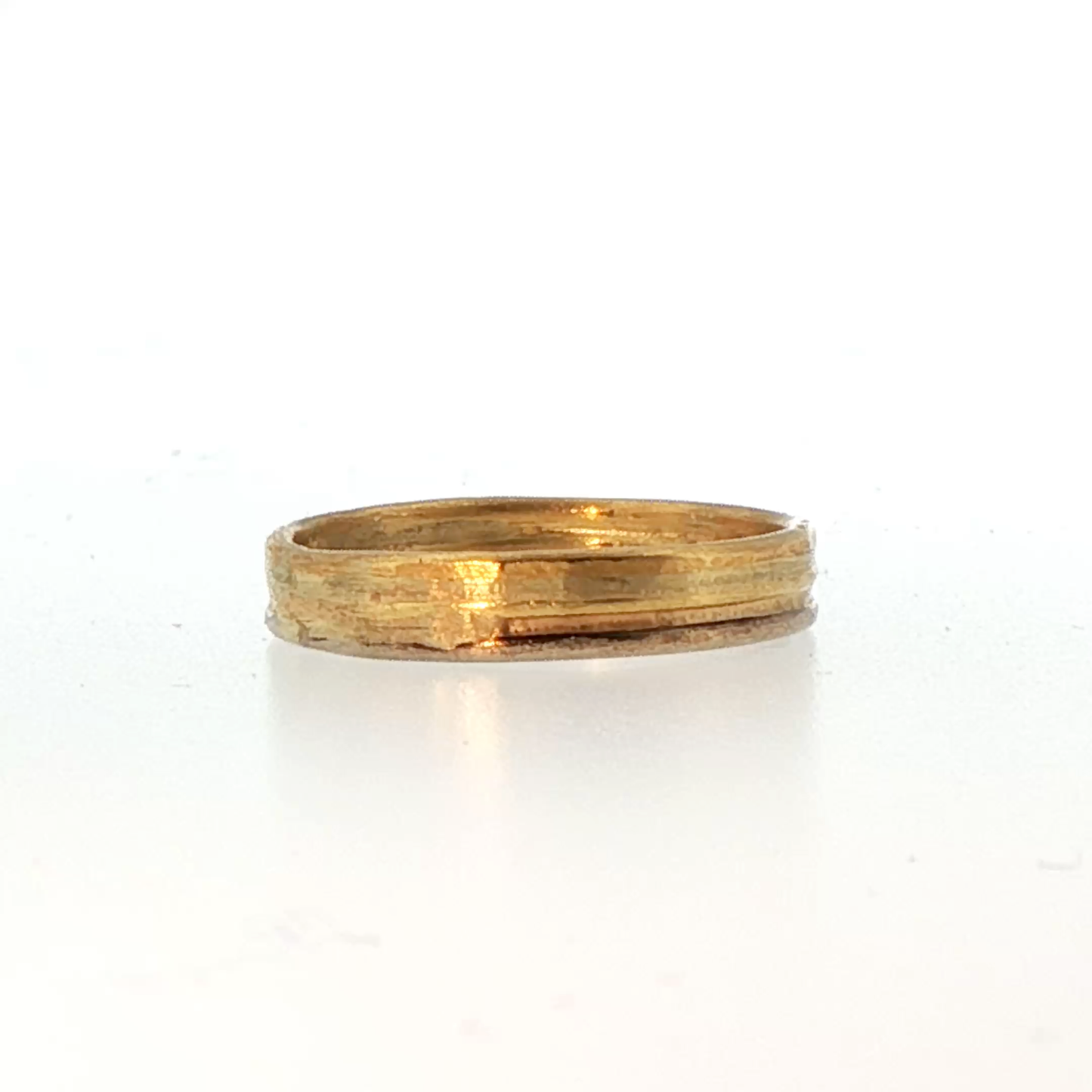 3MM Gold Skinny Seamed Band