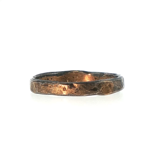 Gold and Silver Skinny Seamed Band