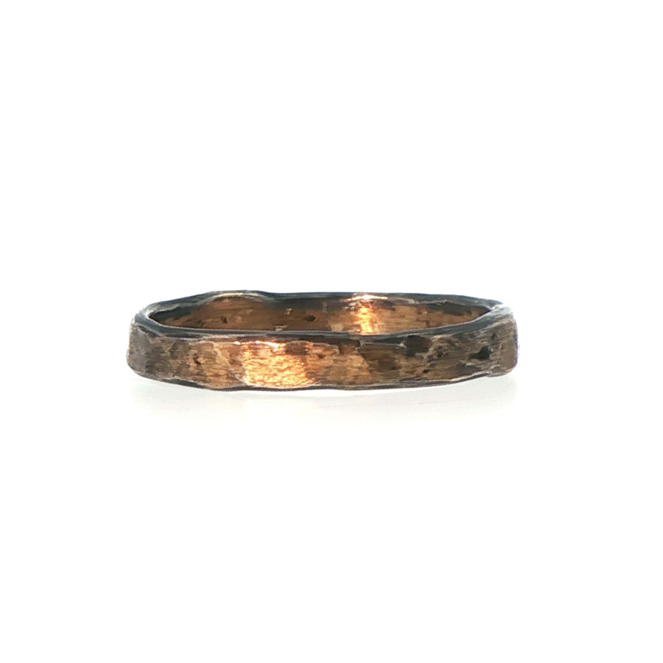 Gold and Silver Skinny Seamed Band