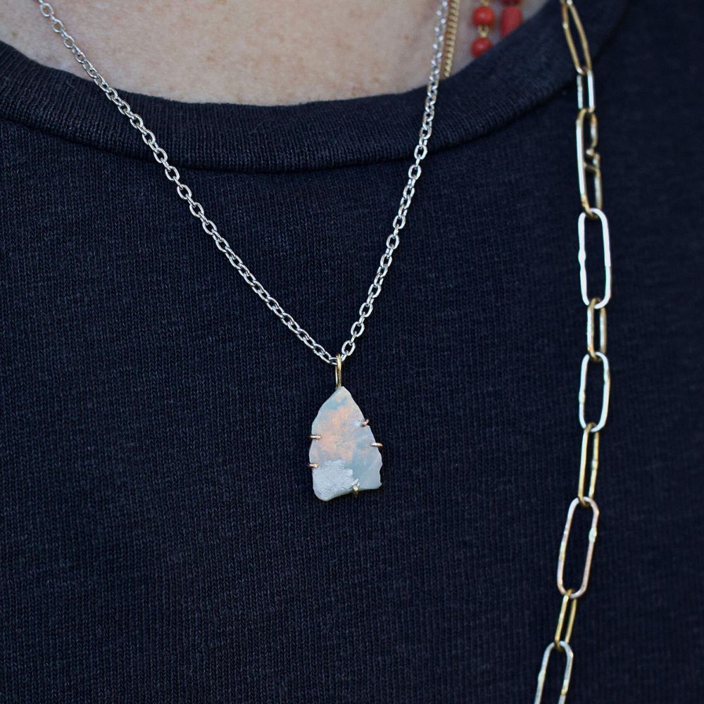 Australian Opal Small Stone Pendant