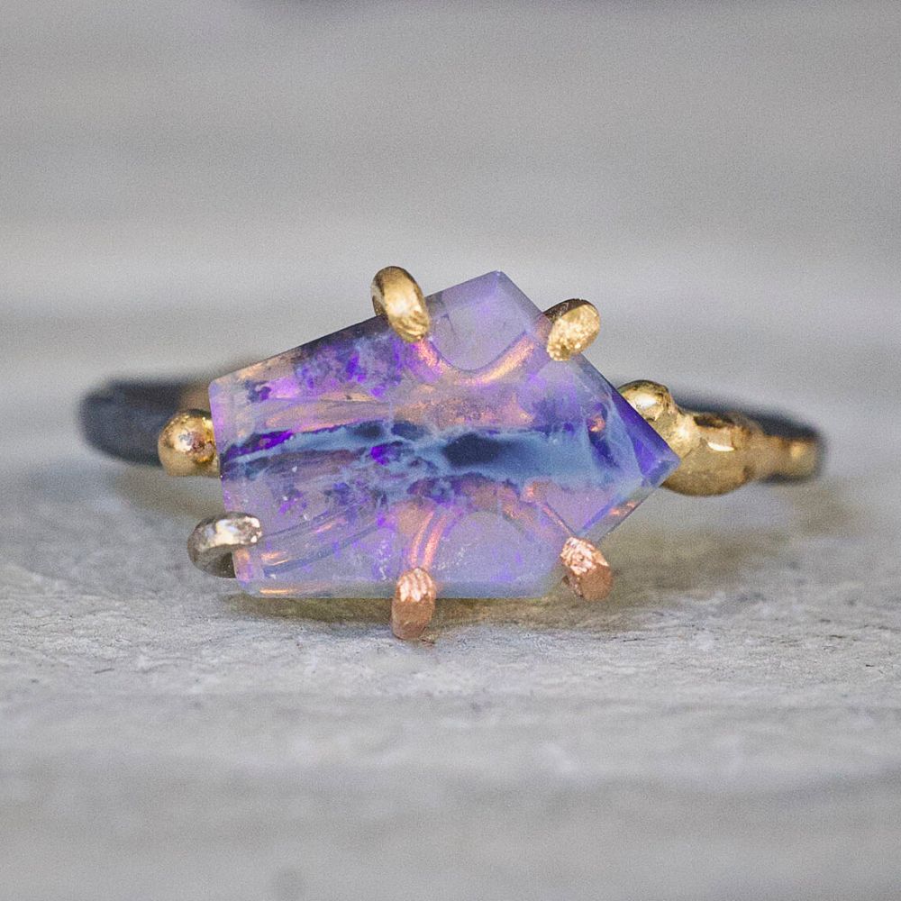 Australian Opal Small Stone Ring