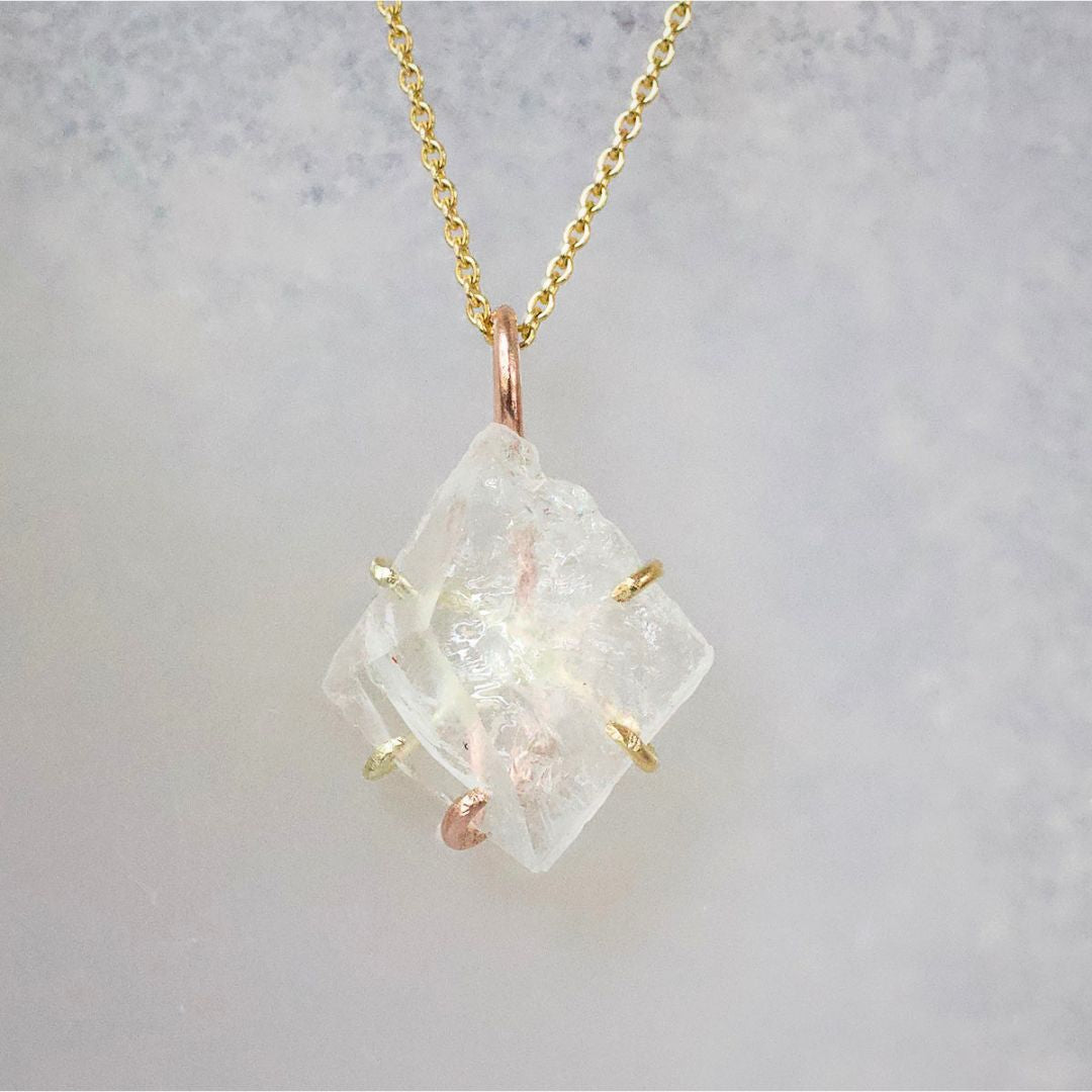 Goshenite Small Stone Pendant
