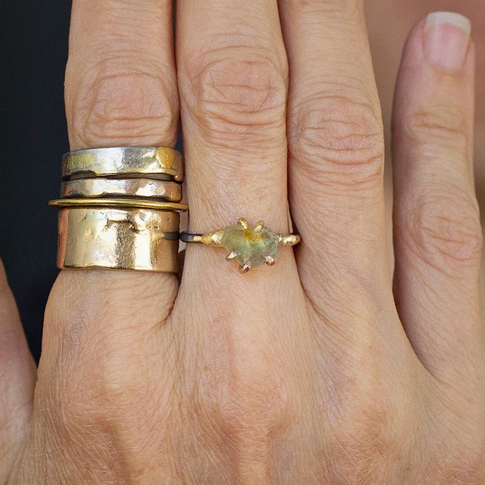 Montana Sapphire Small Stone Ring