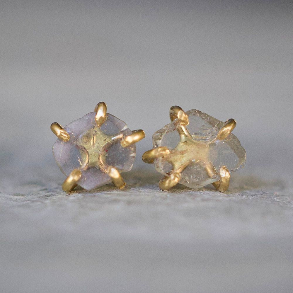 Montana Sapphire Small Stone Studs