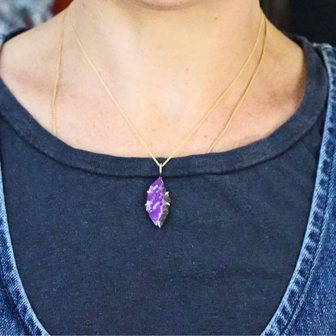 Sugilite Medium Stone Pendant