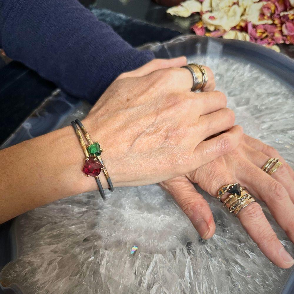 Zambian Emerald Cuff