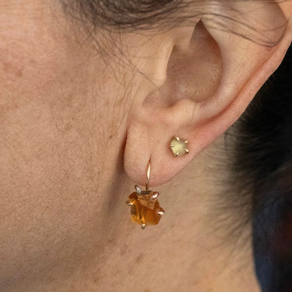 Citrine Hook Earrings