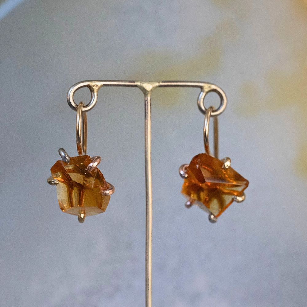 Citrine Hook Earrings