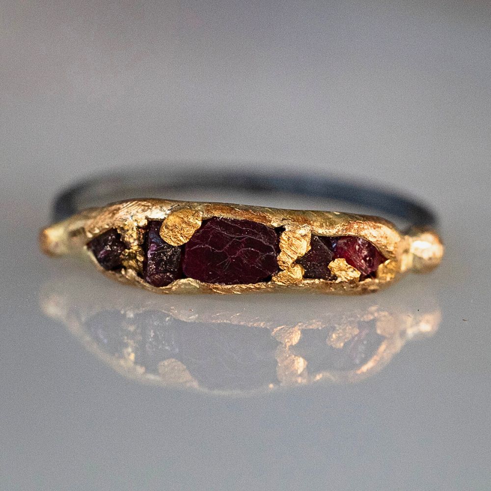 Unheated Tanzanian Ruby Band