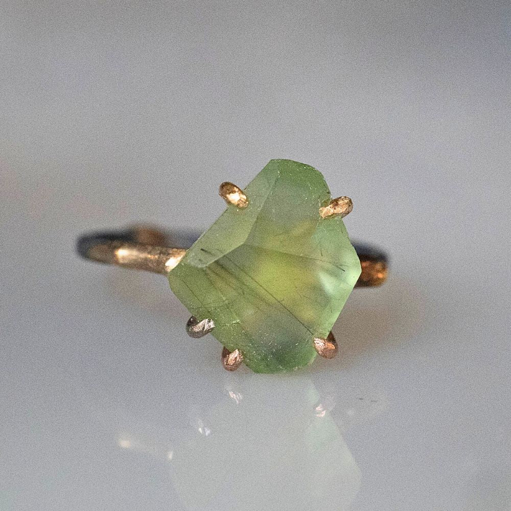 Peridot Medium Stone Ring