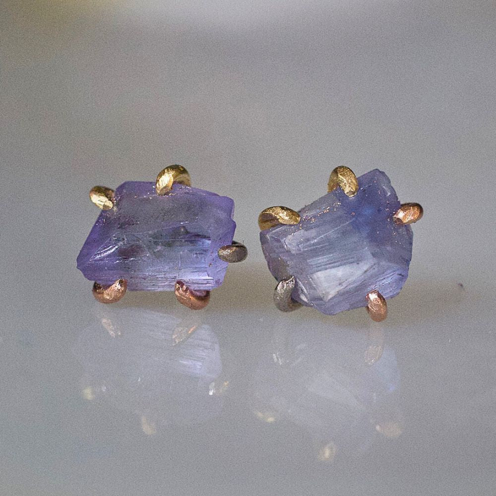 Tanzanite Large Stone Studs