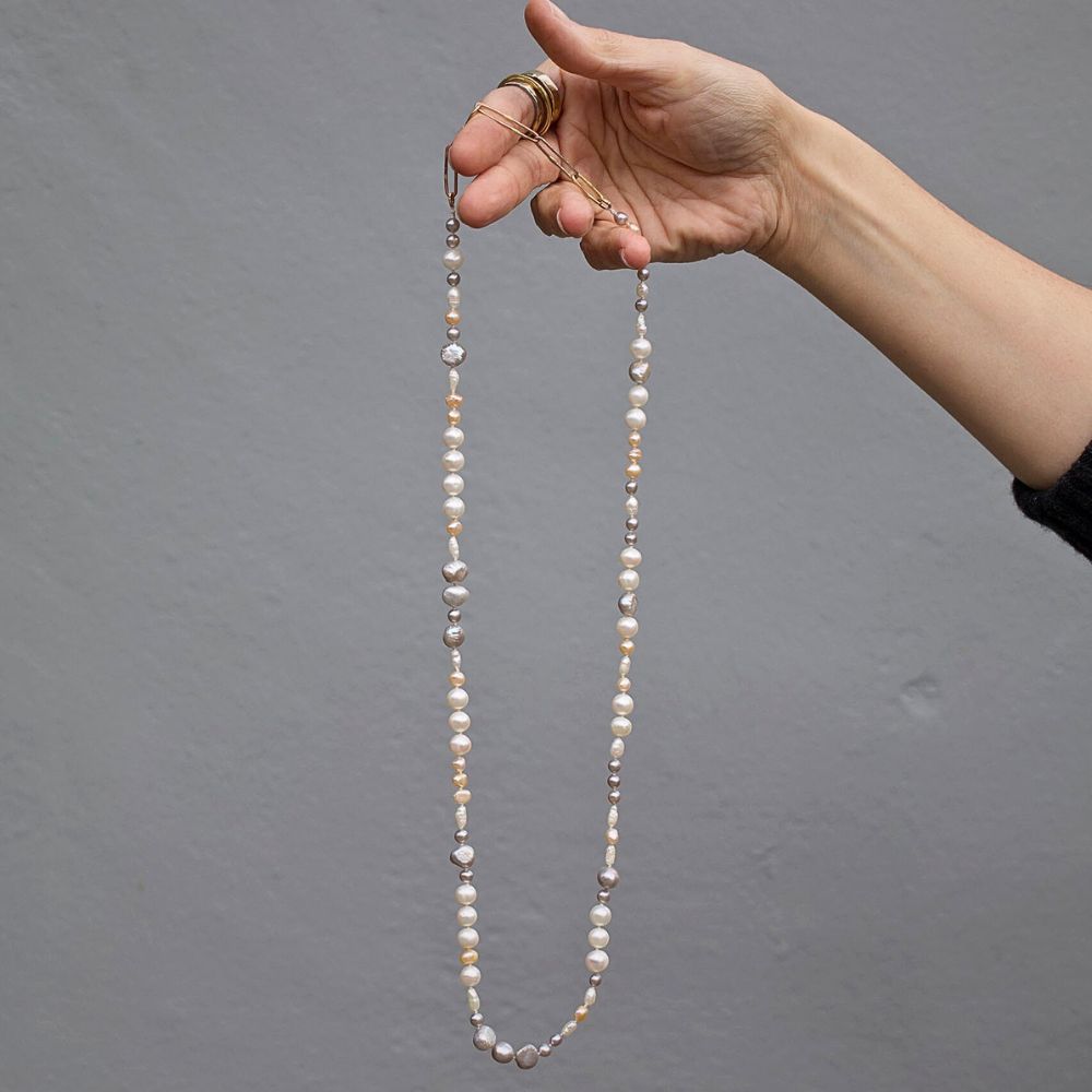 Mixed Baroque Freshwater Pearl Strand - 28 inch