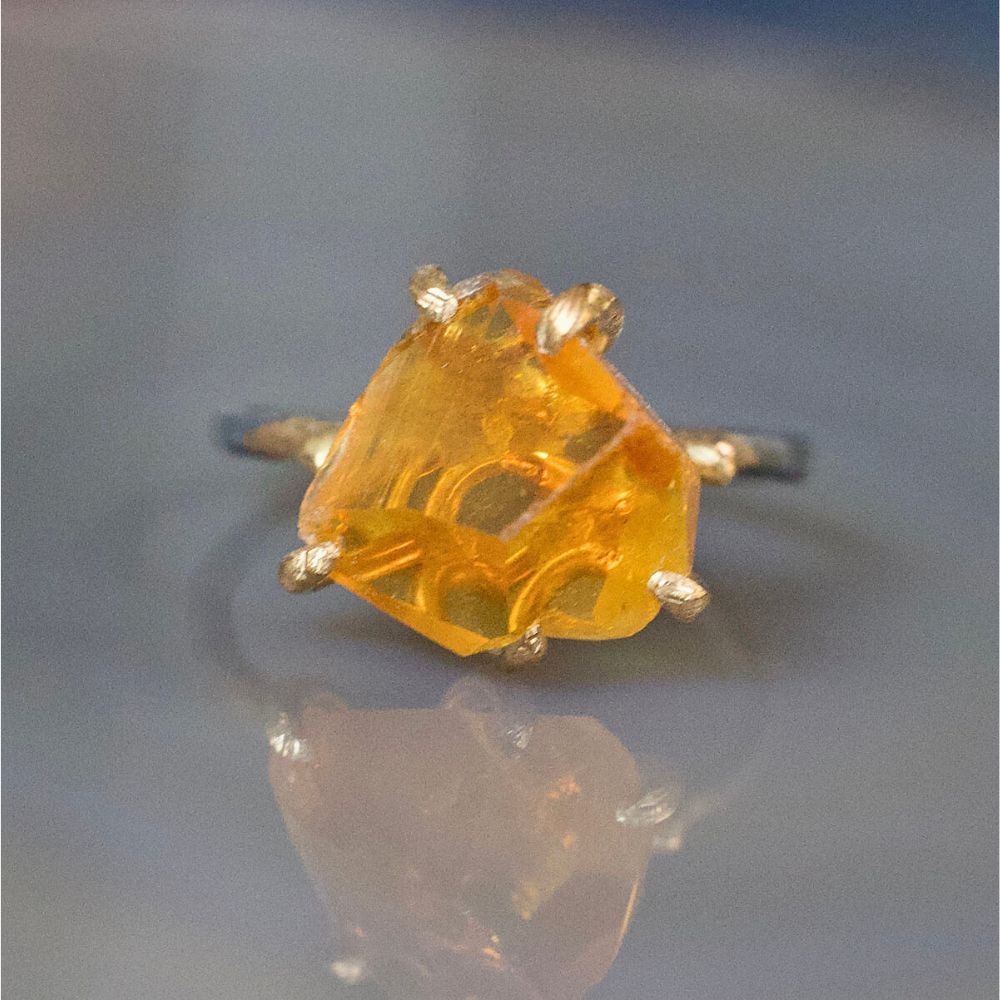 Citrine Medium Stone Ring