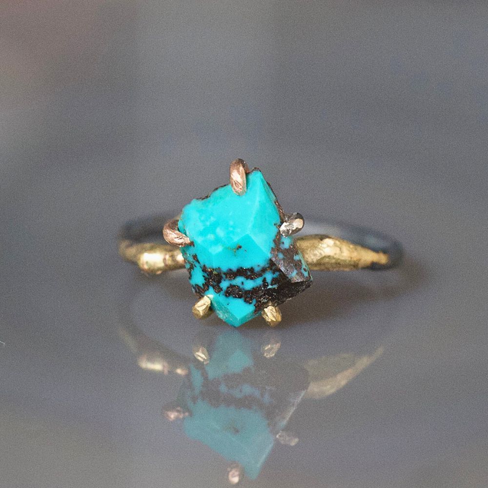 Arizona Turquoise Small Stone Ring