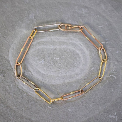 Heavy Gold Link Bracelet