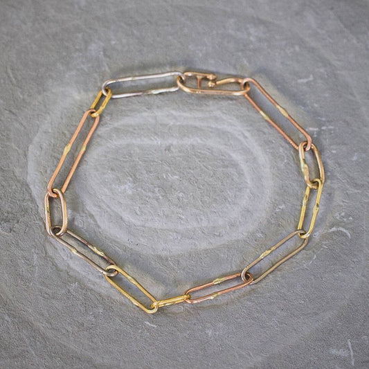 Heavy Gold Link Bracelet