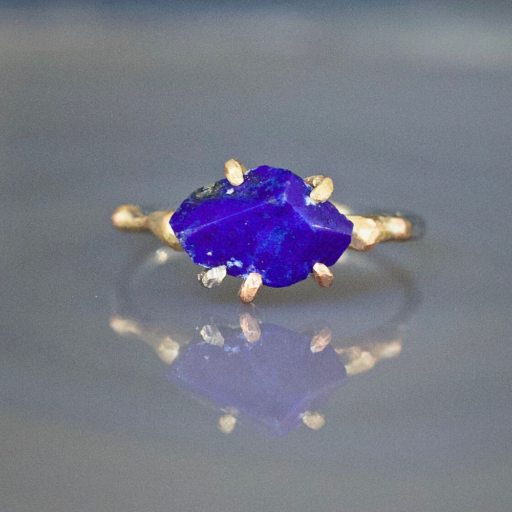 Lapis Small Stone Ring