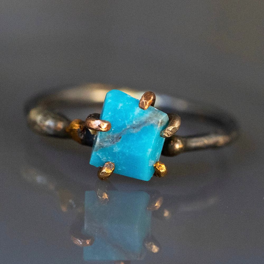 Arizona Turquoise Small Stone Ring