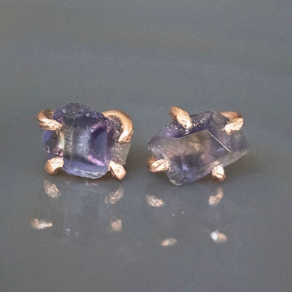 Iolite Small Stone Studs