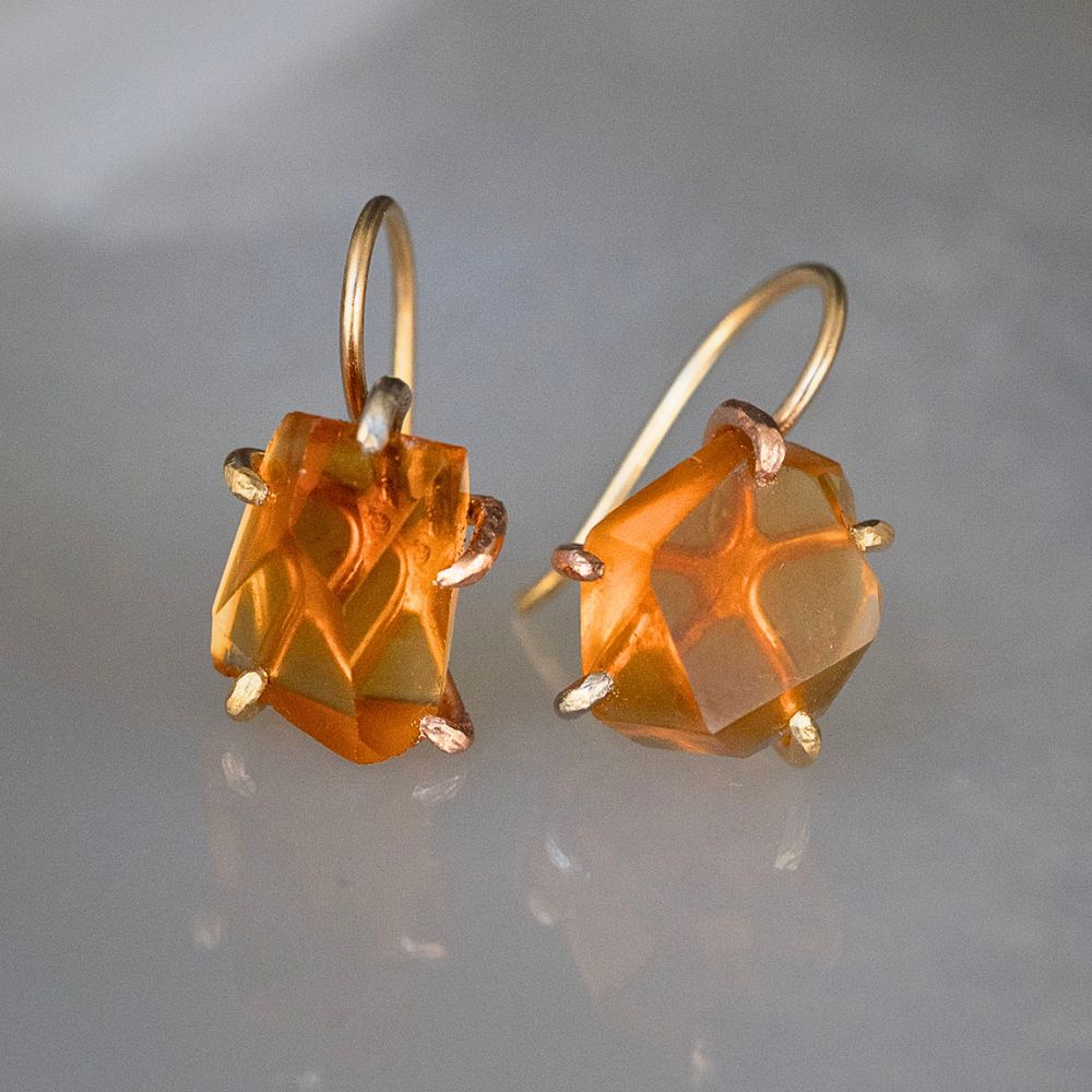 Citrine Hook Earrings