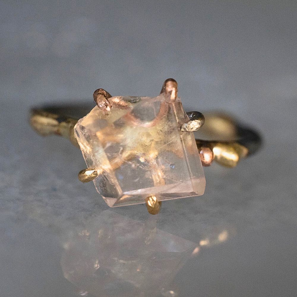 Morganite Small Stone Ring