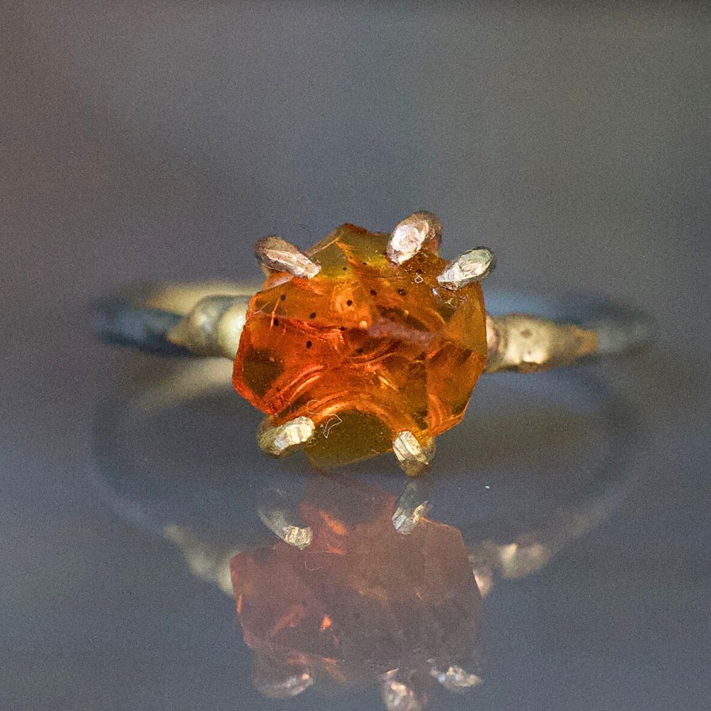 Citrine Small Stone Ring