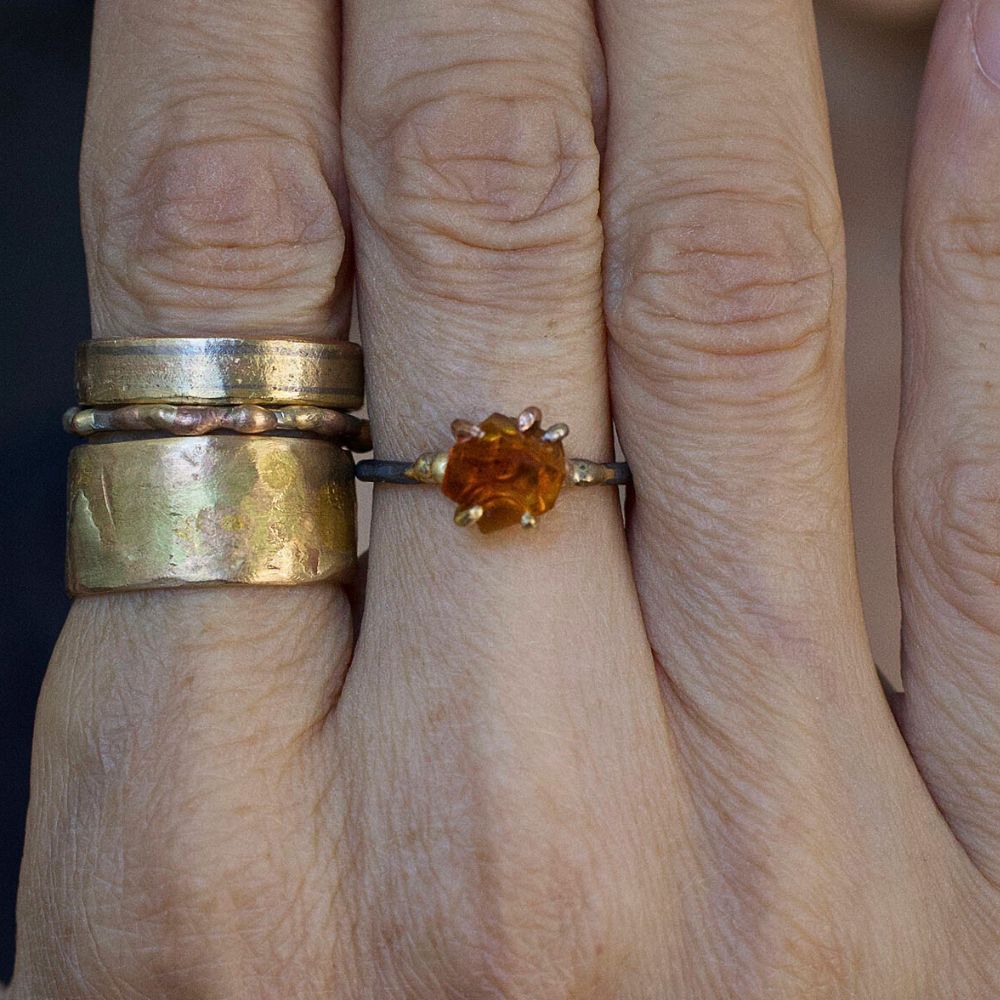 Citrine Small Stone Ring