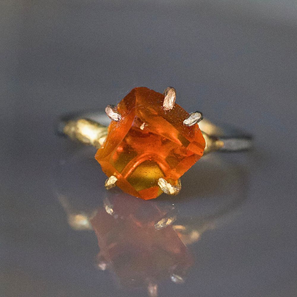 Citrine Small Stone Ring