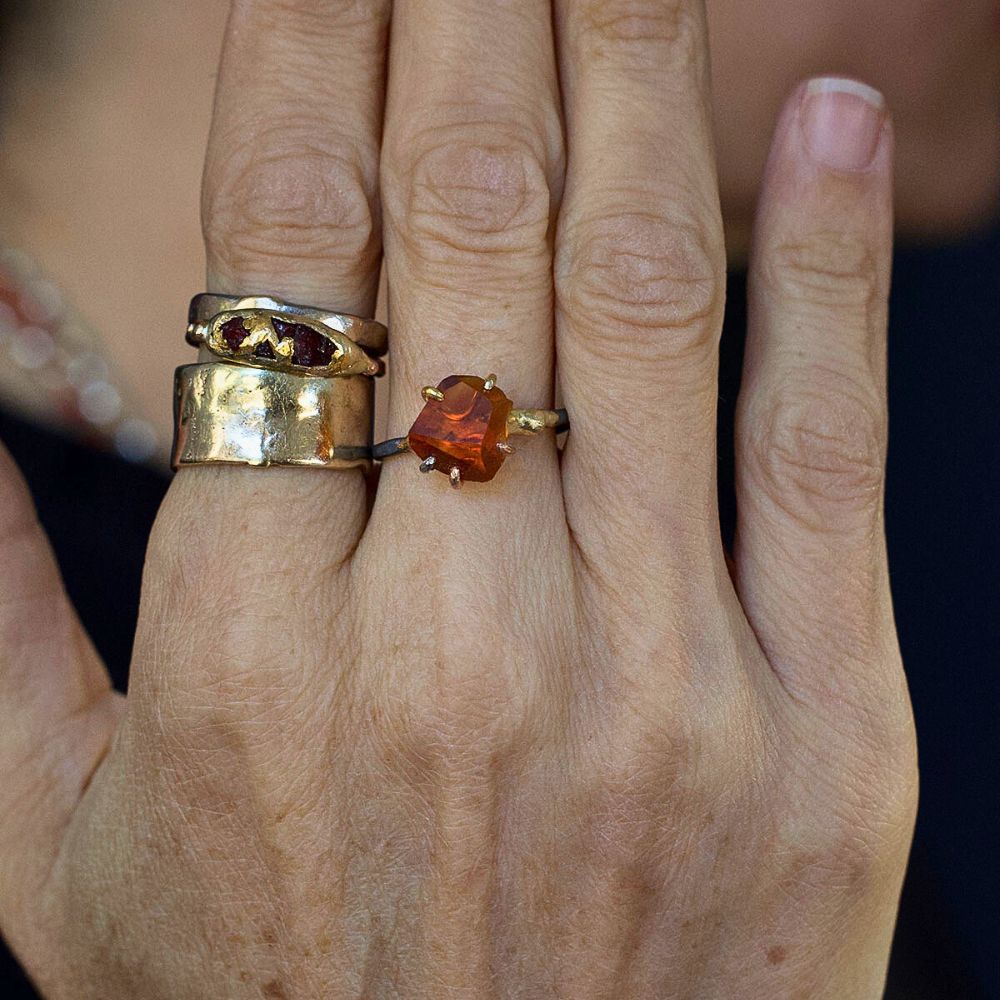 Citrine Small Stone Ring