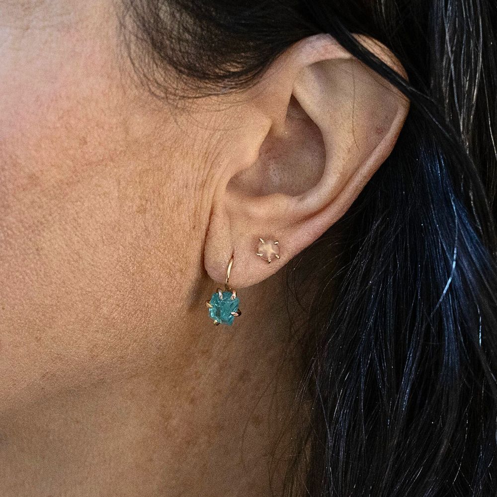 Apatite Hook Earrings