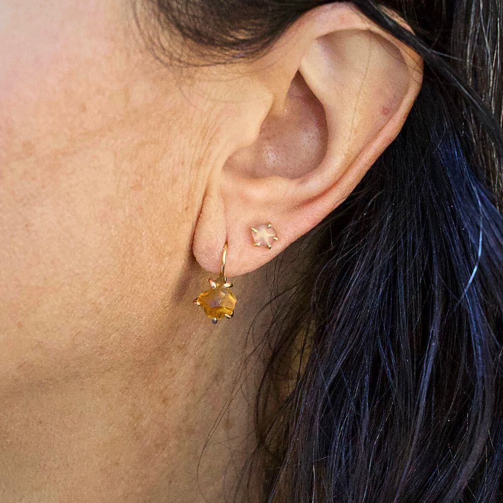 Citrine Hook Earrings