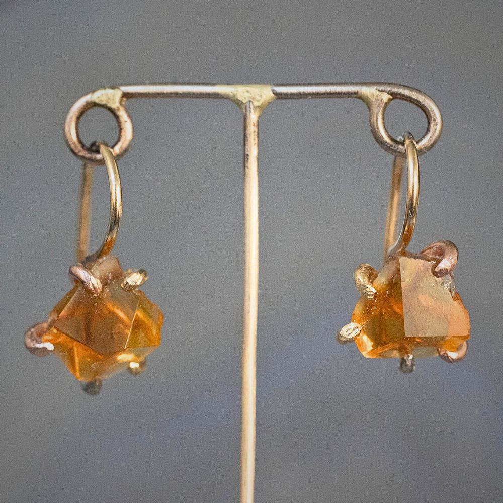 Citrine Hook Earrings