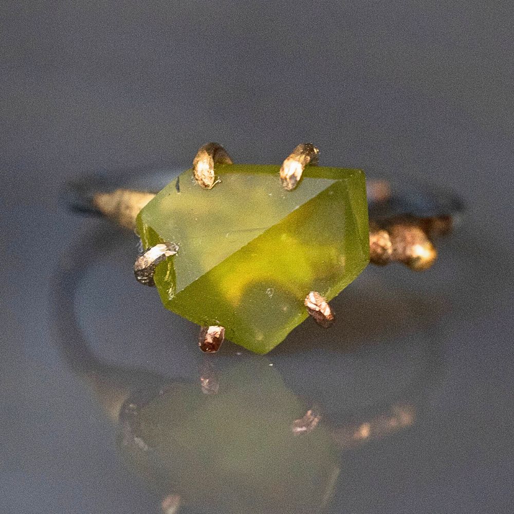 Peridot Small Stone Ring