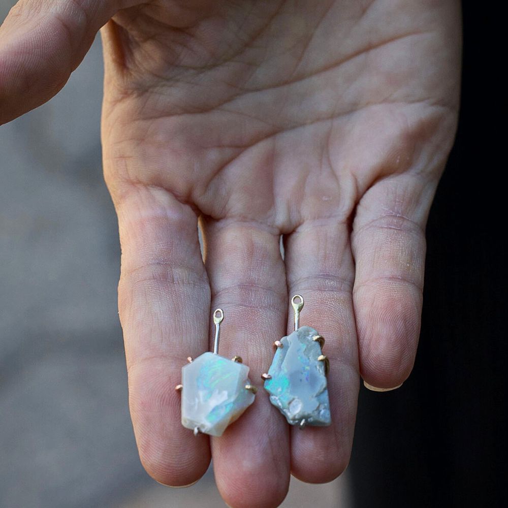 Australian Opal Earring Drops