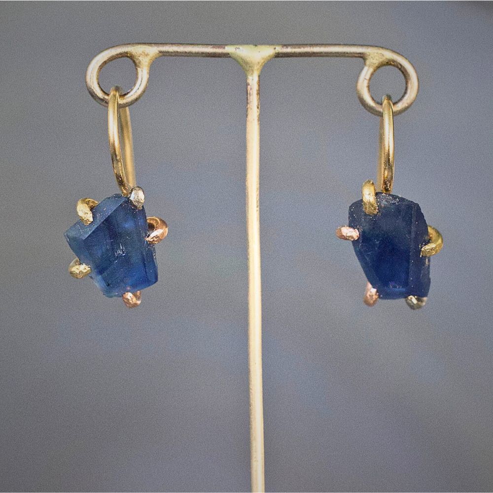 Thai Sapphire Hook Earrings