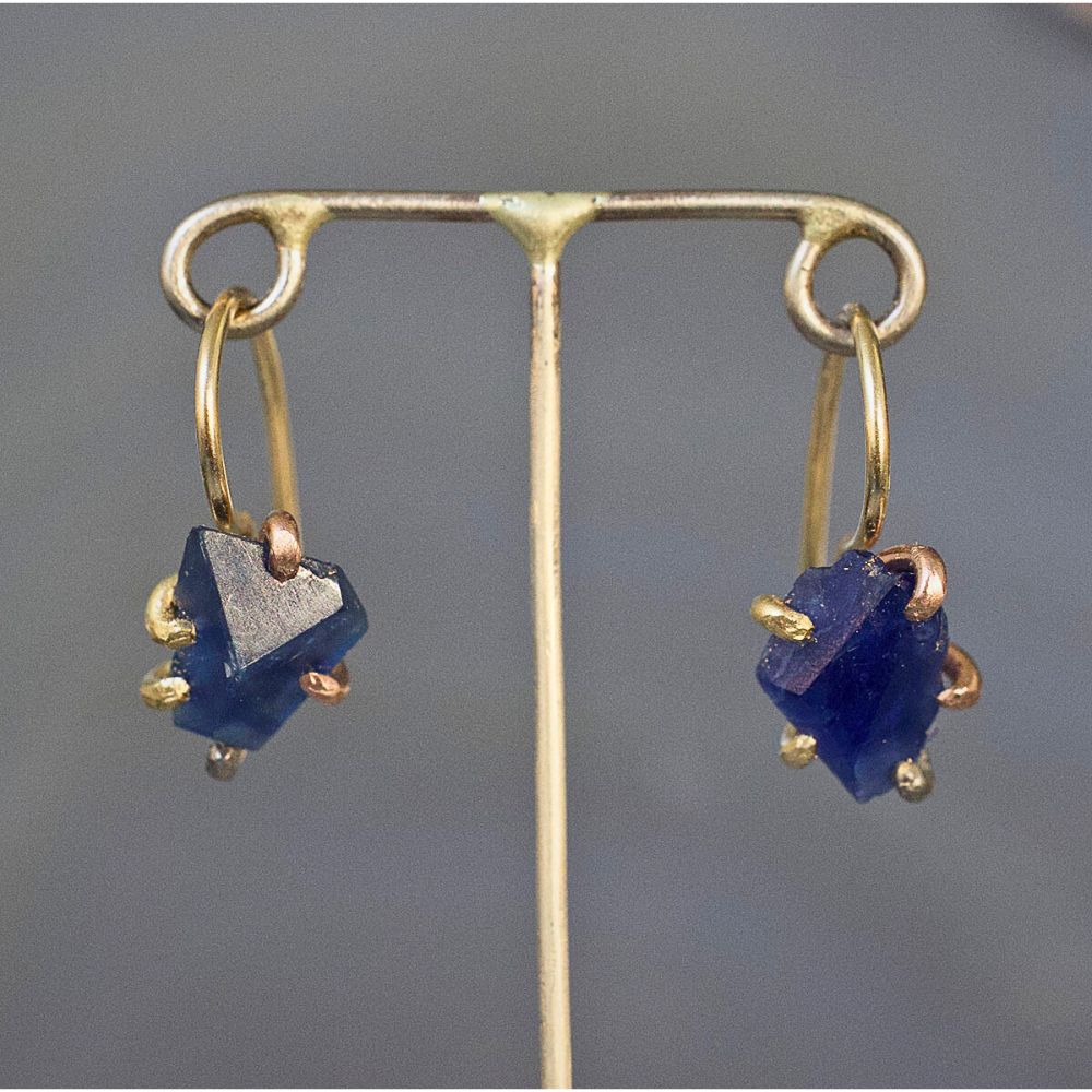 Thai Sapphire Hook Earrings