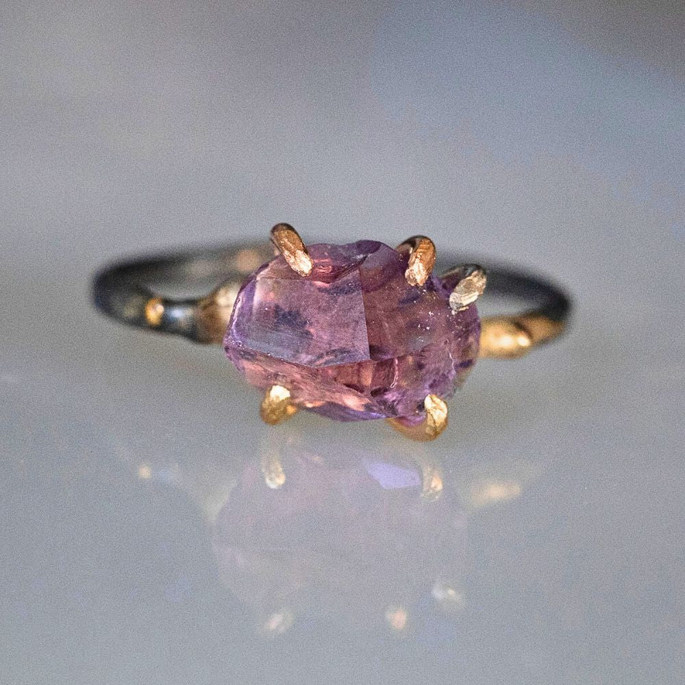 Amethyst Small Stone Ring