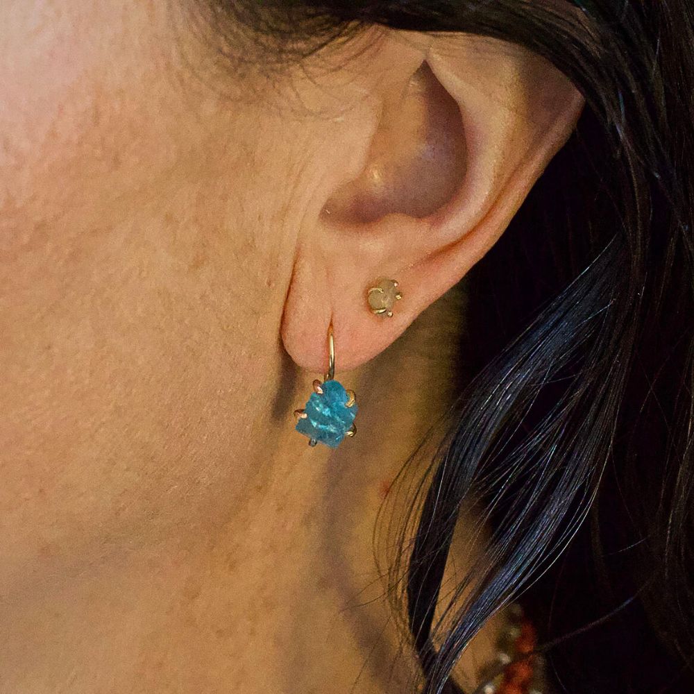 Apatite Hook Earrings