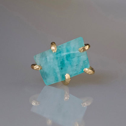 Amazonite Small Stone Single Stud
