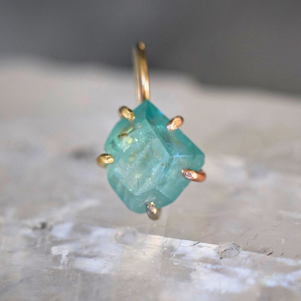 Apatite Single Hook Earring