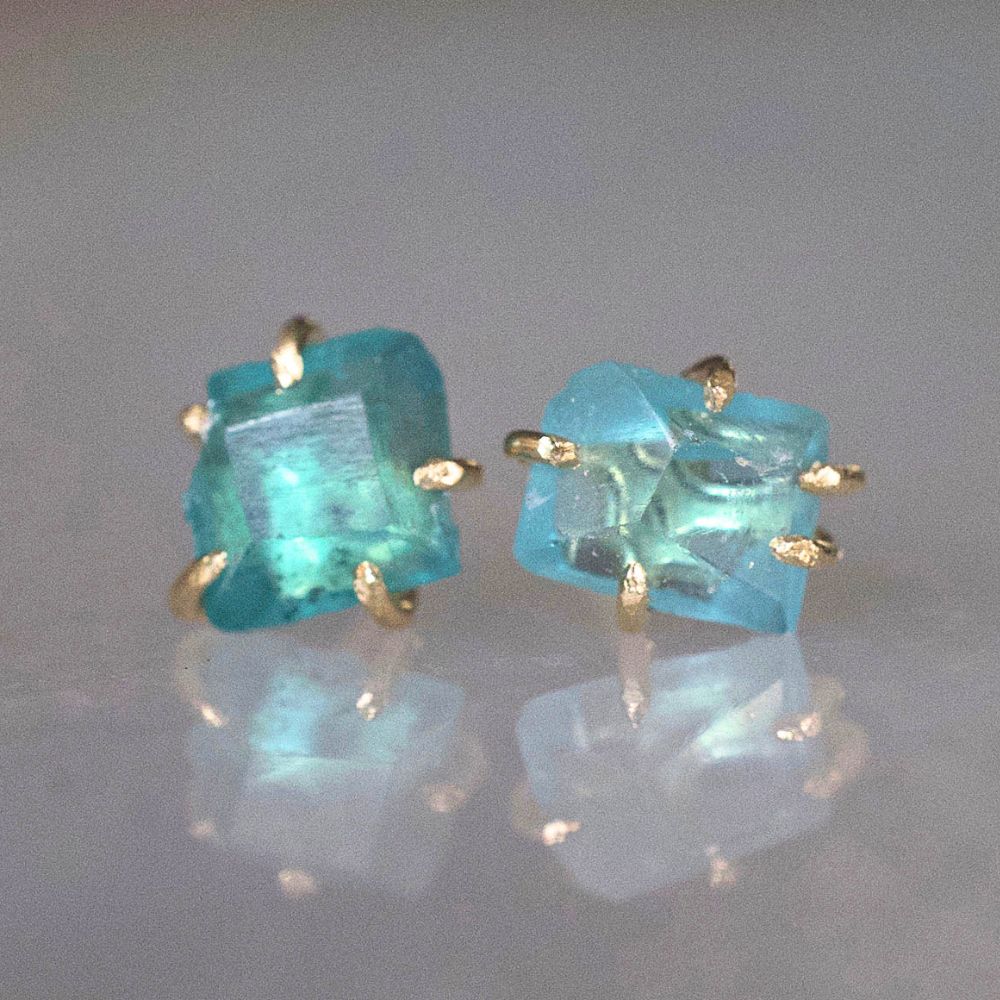 Apatite Small Stone Studs